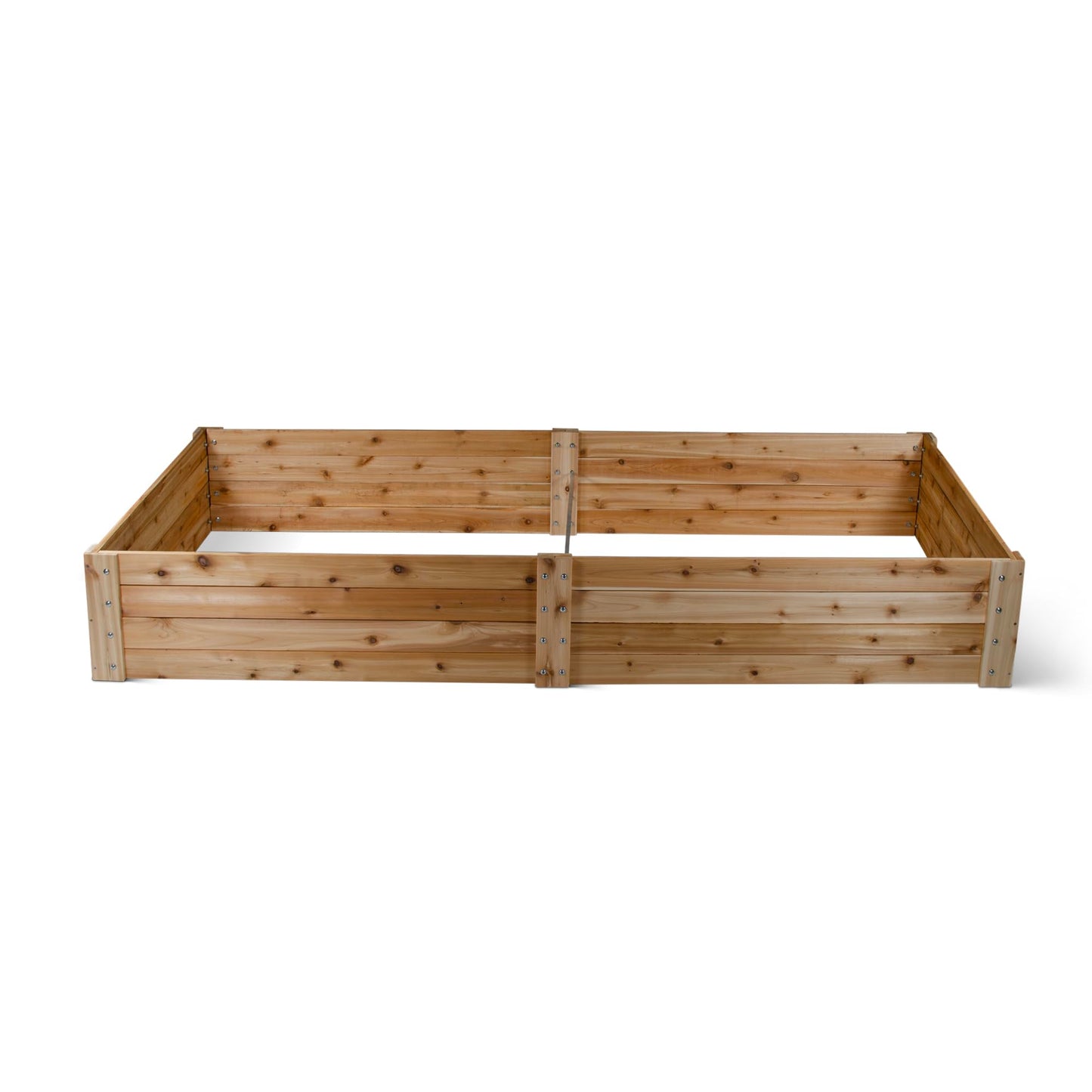 Infinite Cedar Select Cedar Raised Garden Bed - 4' x 8' x 14" - Handcrafted in Maine from North American Western Red Cedar Wood - WoodArtSupply