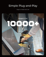 Level 1/2 EV Charger, 16A 110-240V Portable EV Charger with 25FT Cable, Home Electric Vehicle Charging Stations with NEMA 6-20 Plug NEMA 5-15 Adapter for All J1772 EVs EG evgoer