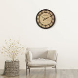 Presentime & Co 10" Farmhouse Series Wall Clock, Cottage Style, Vintage Design, Oil Rubbed Bronze Presentime