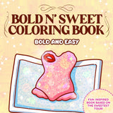 Bold N’ Sweet Coloring Book: Relax and Unwind with Playful and Cute Fashion Moments (Bold and Easy) Majosta