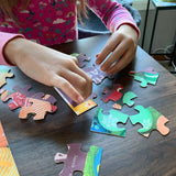 NuFun Activities DIY Transfer Puzzle Maker Kit - Blank White Puzzles to Draw, Print, or Write on. Make Your Own Printable Puzzle NuFun Activities