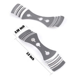 25pcs Metal Candle Wick Holder, Silver Stainless Steel Candle Wick Centering Devices for Candle Making DINGPAI