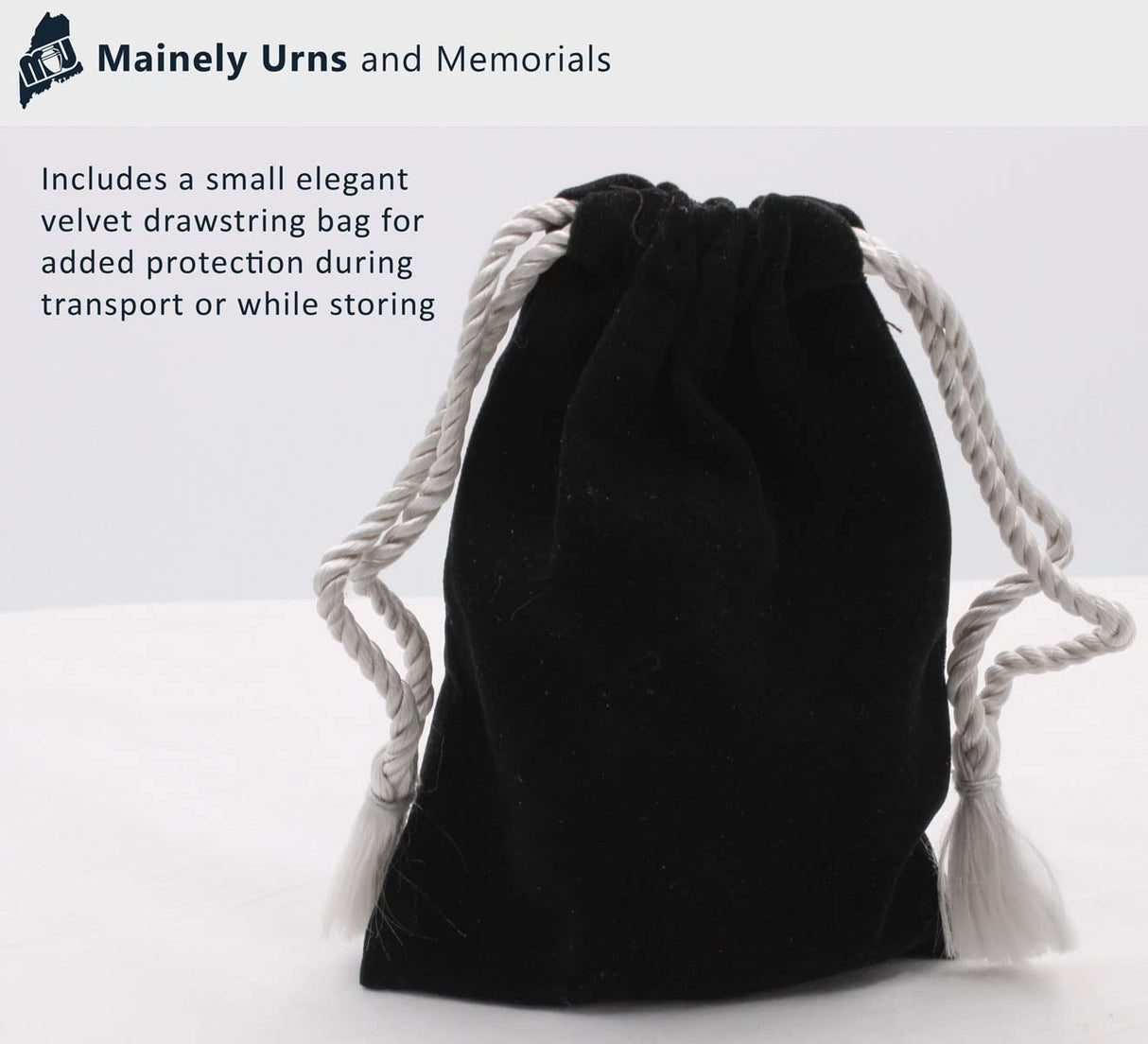 Personalized Oak Wood Finish Keepsake Cremation Urn for Ashes - Aluminum Urn with Painted Oak Wood Finish - 3 Cubic Inch Capacity [2.5 tablespoons of Mainely Urns