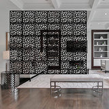 Kernorv Hanging Room Divider Made of Environmentally PVC, 12 PCS Partitions Panel Screen for Decorating Bedroom, Dining, Study and Sitting-Room, Hotel, Bar and Restaurant KERNORV