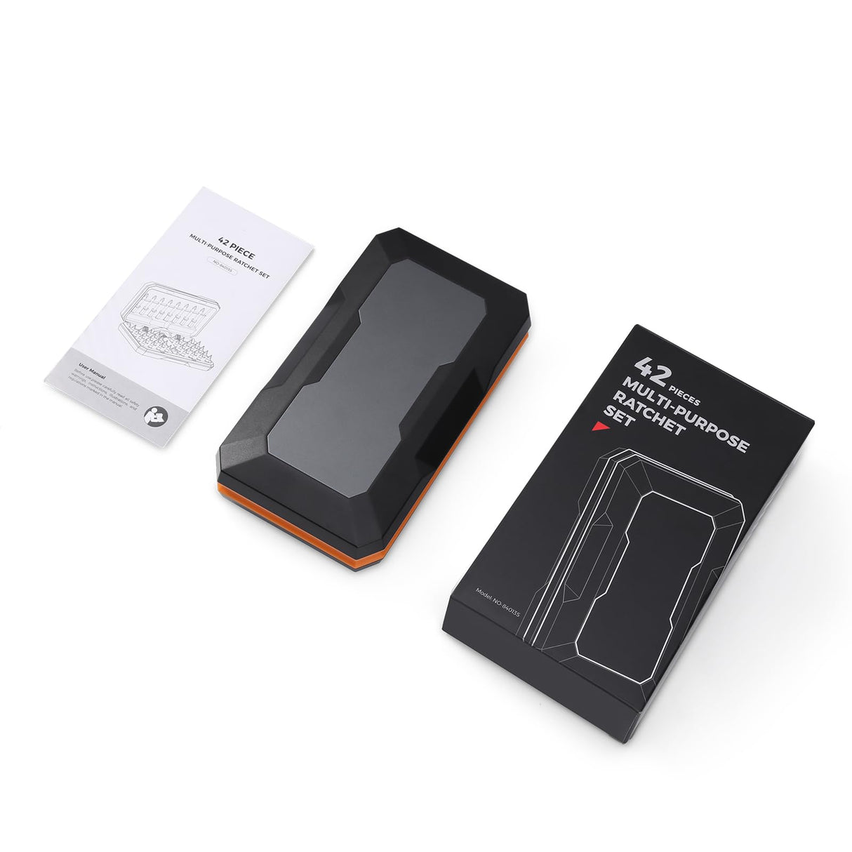 ORIA Ratchet Screwdriver Set, 42 in 1 Magnetic Repair Tool Kit with Rotatable Ratchet Handle, 40 PCS Magnetic Precision Bits, Storage Case for Home Appliances ORIA