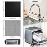 for Ninja Foodi Reusable Air Fryer Liners 12x12inch Non-Stick，Bottom of Toaster Oven Mat,3x Liners + 3x Mesh Sheets, Baking/Microwave/Grill,450°F,Pre-Cut Square for SP101/SP201/SP301/SP351 Sun3drucker