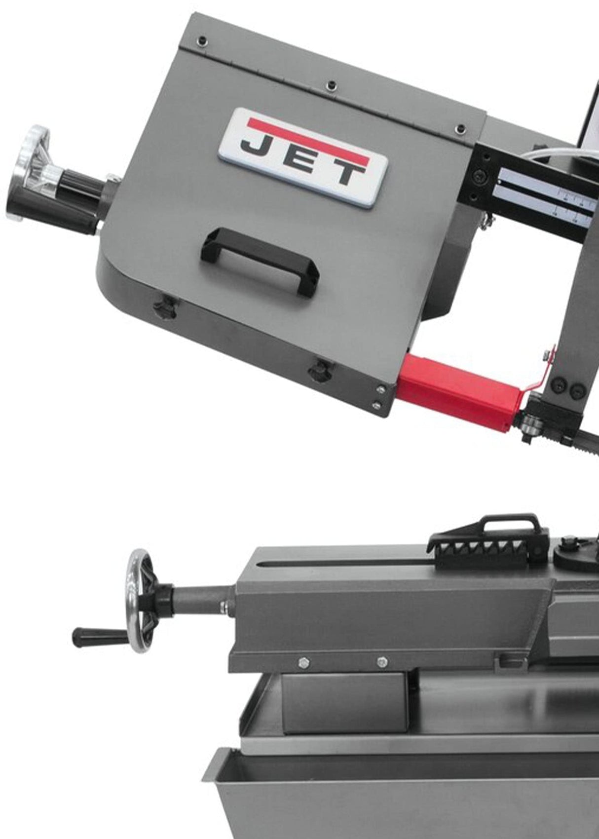 JET 9" x 16" Step-Pulley Horizontal Bandsaw, 1-1/2 HP, 1Ph 115/230V (HBS-916) Jet