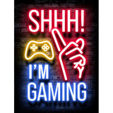 JFYHAB Diamond Art Painting Kits for Adults, Shhh Full Drill Diamond Dots Paintings for Beginners, Round 5D Paint with Diamonds Pictures Gem Art Painting Kits DIY Crafts Kits 12x16inch JFYHAB