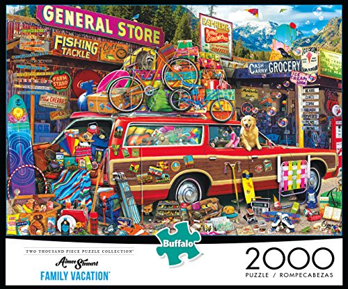 Buffalo Games - Aimee Stewart - Family Vacation - 2000 Piece Jigsaw Puzzle for 168 months to 1200 months - WoodArtSupply