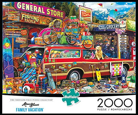 Buffalo Games - Aimee Stewart - Family Vacation - 2000 Piece Jigsaw Puzzle for 168 months to 1200 months cnmd