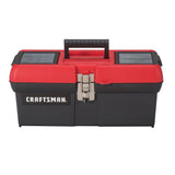 CRAFTSMAN Tool Box, Lockable, 16 in., Red/Black (CMST16901) CRAFTSMAN