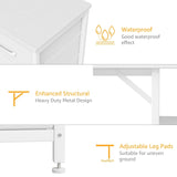 White L Shaped Desk with File Cabinet, 53 Inch Corner Office Desk with Storage Drawers Reversible, L-Shaped Computer Desks with Filling Drawer & Power Outlets for Home Office PC Work Study Wiriting DLisiting