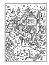 Creative Haven Country Christmas Coloring Book (Adult Coloring Books: Christmas) Dover Publications