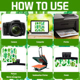 ZUYYON 8 Pack Sublimation Blanks Non-Slip 3.39 Inch Rectangle Hair Claw Clips for Thin, Thick, Long Hair - DIY Heat Transfer Strong Hold ZUYYON