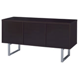 Coaster Home Furnishings Lawtey 5-Drawer Credenza with Adjustable Shelf Cappuccino Coaster Home Furnishings