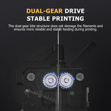 Official Creality Direct Drive Sprite Extruder Kit Upgrade, Dual Gear Extruder SE for Creality Ender 3/Ender 3 V2/Ender 3 Pro/Ender 5/Ender 5 Pro/Ender 5 Plus/CR 10 3D Printers UNIDO