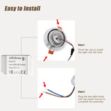 Linique Modern Tall Bookshelf with LED Light, Drawer & Open Shelves for Versatile Storage - White Linique