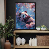 VAIIEYO 5D DIY Diamond Art Kits for Adults Panda, Diamond Painting Animal, Paint by Number Full Drill Round Rhinestone Craft Canvas for Home Wall Decor Gift 12x16 inch-5 VAIIEYO