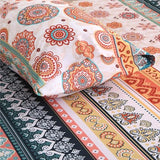 MUXHOMO Full Size 4 Piece Sheet Set, Soft & Breathable Sheet for Bedroom with Deep Pocket Up to 16", Wrinkle-Free & Cooling Bed Sheet with Flat Sheet, Fitted Sheet & Pillowcases - Bohemian Flowers MUXHOMO