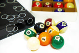 YDDS Billiard Balls Set 2-1/4" Regulation Size Pool Table Balls for Replacement (16 Resin Balls) YDDS