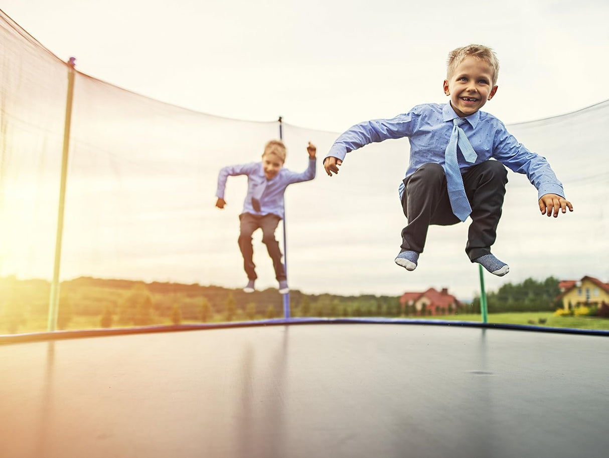 Trampoline Pro Trampoline Replacement Pad for 14 ft Frames Easy Install Water Resistant Trampoline Accessories Spring Cover UV and Cold Crack Resistant Trampoline Replacement Safety Pad (Blue 14 FT) Trampoline Pro