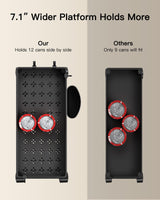 Pipishell Slim Storage Cart with Wheels, Bathroom Cart Organizer Bathroom Storage Small, Rolling Cart for Bathroom, Laundry Room, Kitchen, Narrow Space, Black PIUC04 Pipishell