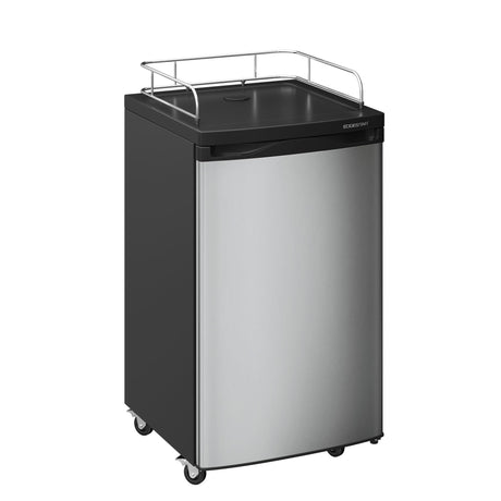 EdgeStar BR2001SS Ultra Low Temp Stainless Steel Refrigerator for Kegerator Conversion EdgeStar