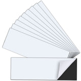 10 Pack 12" X 4" Bumper Sticker Magnets with Self Adhesive Flexible Magnetic Bumper Stickers, Turn Any Decal Into a Strong Magnet, Easy to Cut HYHOSHI