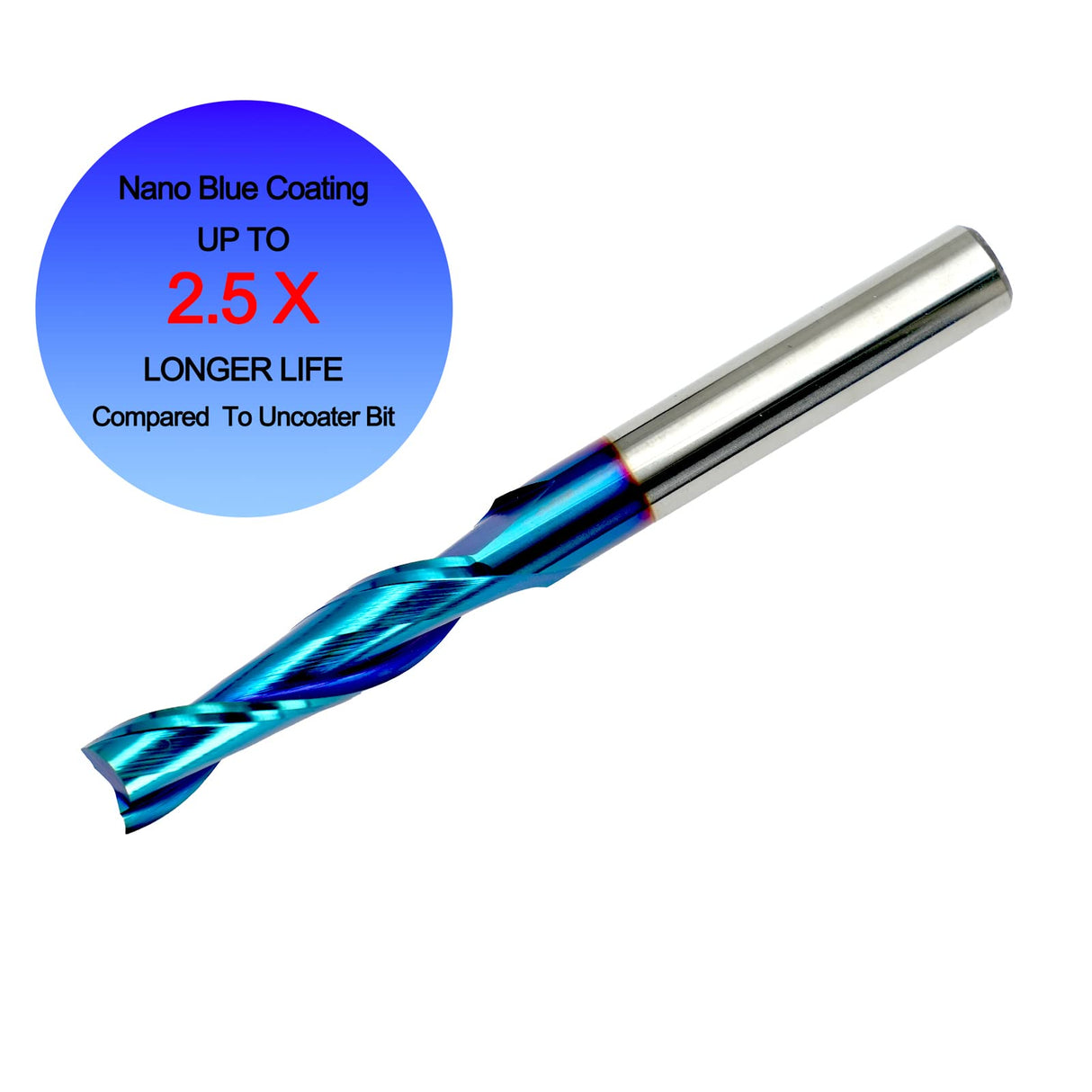 2 PCS CNC Router Bits 1/4 inch Shank Spiral Up Cut Solide Carbide End Mill for Wood Carving Engraving … Jiiolioa