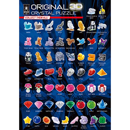 BePuzzled, Gorilla and Baby Original 3D Crystal Puzzle, Ages 12 and Up Bepuzzled