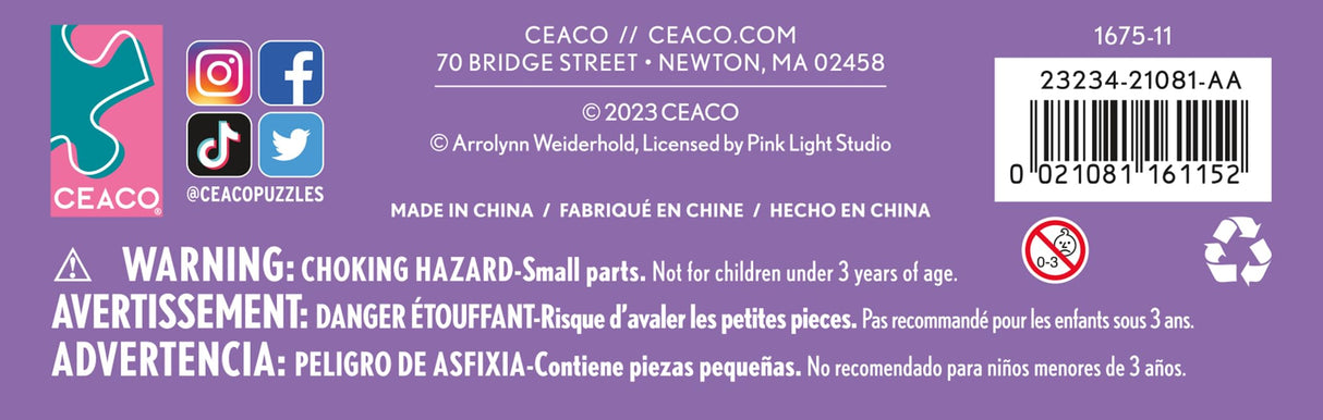 Ceaco - Glitter - Under The Deep Blue Sea - 100 Piece Jigsaw Puzzle Ceaco