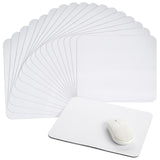 Bright Creations 18 Pack Sublimation Mouse Pad Blanks, White Rectangular Mousepad for Heat Transfer, Press Printing Crafts, Photos, 24.4x20 cm (Non-Slip Rubber Base) Bright Creations
