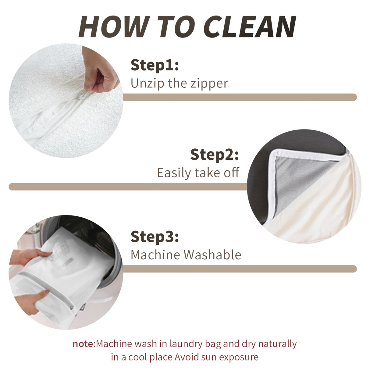 Cloud Modular Sectional Sofa with Storage Ottoman,120.45" L Shaped Couch for Living Room,Down Filled Convertible Couch Deep Seat for Office Apartment,Covers Washable&Replaceable,White WJShome