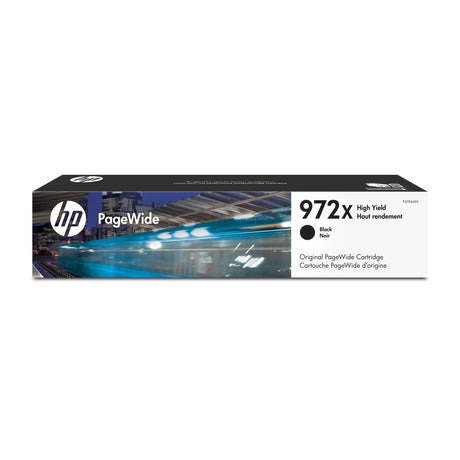 HP 972X | PageWide Cartridge High Yield | Black | Works with HP PageWide Pro 452 Series, 477 Series, 552dw, 577 Series | F6T84AN HP