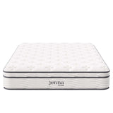 Modway Jenna 10” Innerspring and Memory Foam Full Mattress With Individually Encased Coils Modway
