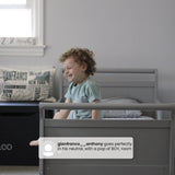 Delta Children Wood Toddler Bed Sleigh, Crib, White Delta Children