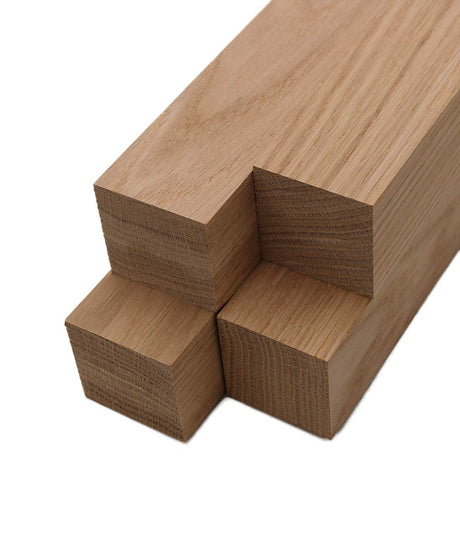 Barrington Hardwoods White Oak Lumber Turning Blanks (4 Pieces) (2" x 2") (2" x 2" x 8") Barrington Hardwoods