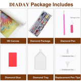 DIADAY Diamond Painting Kits Deer, DIY Diamond Art Kits for Adults Beginners, 5D Full Drill Round Gem Art Diamond Dots Craft Home Wall Decor Gift 12 x 12 Inches DIADAY