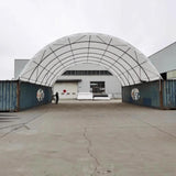Shipping Container Canopy Shelter, Stable & Durable Cover Storage Container Roof (11oz PE, 20'x20') CHERY INDUSTRIAL.COM