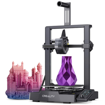 Creality Ender 3 V3 SE 3D Printer, 250mm/s Printing Speed, Sprite Direct Extruder CR Touch Auto Leveling Auto Z Offset Color Screen 220x220x250mm - WoodArtSupply