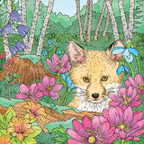 Symphony of Cute Animals: A Curious Coloring Book Adventure (Design Originals) Adult Coloring Book - 72 Fantasy Designs in a Magical Fairy-Tale-Inspired Setting [English Version of the Japanese Book] Design Originals