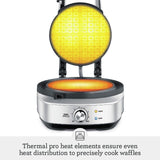 Breville BWM520XL Waffle Iron, 2.3, Silver Breville