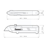 ToughBuilt Utility Knife + 2 Blade Mags, (TB-H4S2-03) ToughBuilt