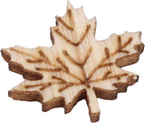 100 Pcs Unfinished Wooden Flower Wood Slice Leaf Pattern Wood Cutouts Wood Pieces Mini Wooden Handmade Crafts Decoration, Craft Supplies Sluswallow