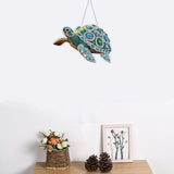 STGLCR Sea Turtle Suncatchers Special Shape Diamond Painting Kits for Beginner,Crystal Rhinestones Diamond Dots Diamond Art DIY Kits for Adults Painting Pendant Ornament for Home Wall Decor 7.8inch STGLCR