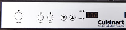 Cuisinart ICT-60 Double Induction Cooktop, Black