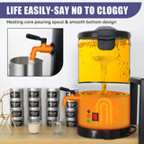 TOAUTO 10Lbs Wax Melter for Candle Making - Candle Wax Melting Pot with Faster Pour Spout and Temperature Controller, No Cloggy and Easy Clean Up TOAUTO