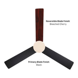 Westinghouse 7205900 Alta Vista, Modern LED Ceiling Fan with Light and Remote Control, 52 Inch, Matte Black Finish, Opal Frosted Glass Westinghouse