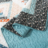 BEDIFANY Cotton Quilts Queen Size Sets - Lightweight Bedspreads Queen Size - Lightweight Garden Style Queen Quilt Bedding Sets for Bed Decorations for All Seasons, 3 Pieces BEDIFANY