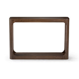 Plank+Beam Forma Console Table, 46 Inch, Solid Wood Sofa Table, Entryway Table for Hallway, Narrow Behind The Couch Table, Console Tables for Entryway, Living Room, Foyer, Easy Assembly, Walnut Plank+Beam